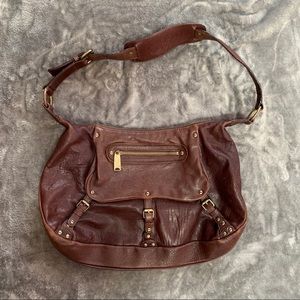 Cynthia Rowley brown leather handbag